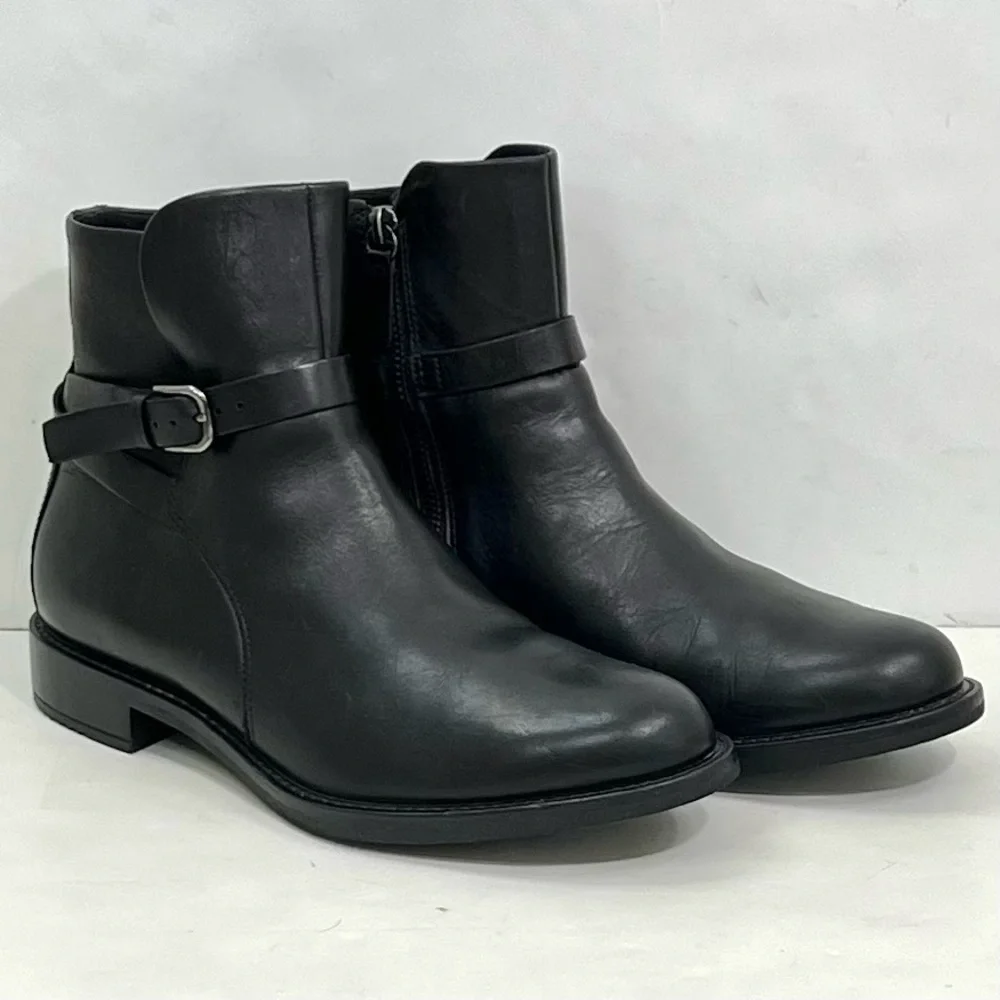 Ecco Women’s Sartorelle 25 Mid-Cut Leather Ankle Boots - Picture 3 of 9